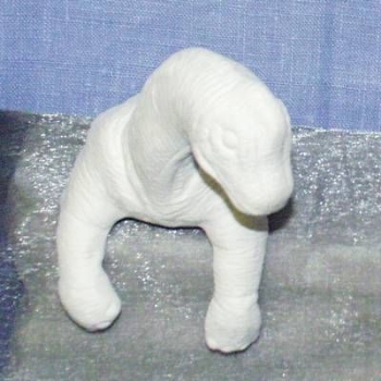 Brachiosaurus für Ei, Regal, Monitor etc. – 7 x 12 cm – Schrühware – Sonderangebot