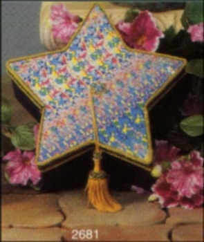 Große Sterndose – 22 cm Durchmesser - 12 cm hoch - Schrühware