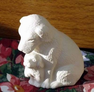 SCIOTO-Giessform – neu – kleiner Hund mit Jungem – USA