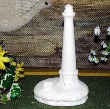 Leuchtturm - Cape Hatteras Lighthouse - 24 cm hoch – nicht ausgeschnitten – Schrühware