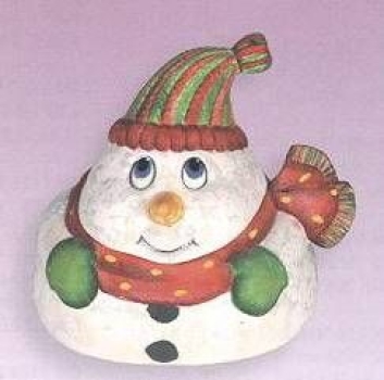 SCIOTO-Gießform - neu – Schneemann-Dose – klein – 11,4 cm hoch – USA
