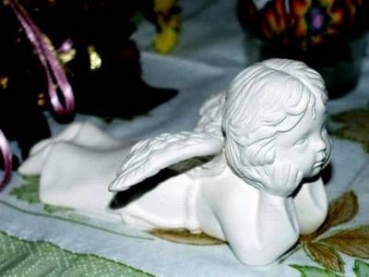 SCIOTO-Gießform – neu - Engel mit Stern auf Bauch – 11 cm lang - USA