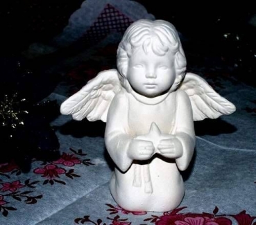 SCIOTO-Gießform – neu - kniender Engel mit Stern – USA