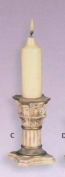 SCIOTO-Gießform - neu – Viktorianische Kerzenhalter im 2er-Set – je 11,4 cm hoch – USA