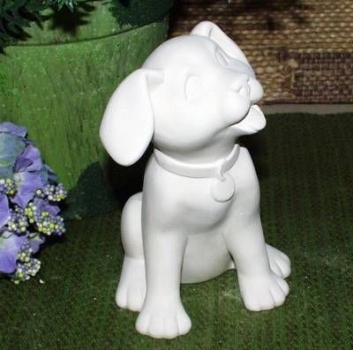 Kleiner sitzender Hund – Schrühware