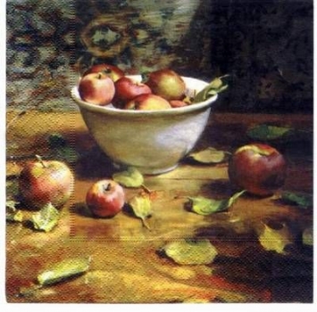 s1837 - Autumn apples - Servietten - Packung - 20 Stück