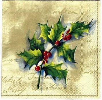 s2152 - Merry Christmas - cream - Servietten - Packung - 20 Stück.