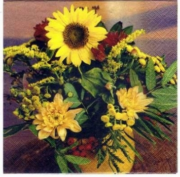 s2167 - little sunflower - Servietten - Packung - 20 Stück