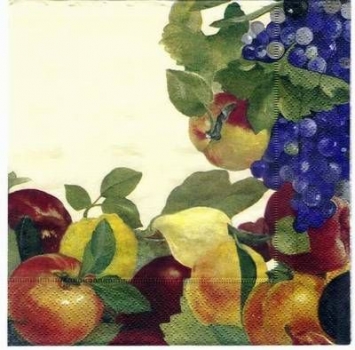 s2168 - Autumn Fruit - Servietten - Packung - 20 Stück