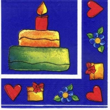 s2359 - Geburtstag - Servietten - Packung - 20 Stück