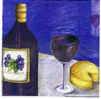 s2491 - Vino Rosso - Servietten - Packung - 20 Stück