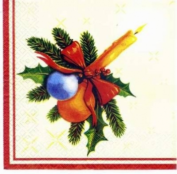 s2550 - Christmas Light - cream - Servietten - Packung - 20 Stück
