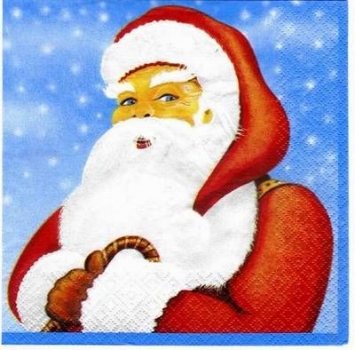 s2555 - Santa und Winterland - Servietten - Packung - 20 Stück