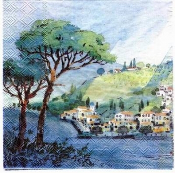 s2592 – Landschaft – Servietten – Packung – 20 Stück