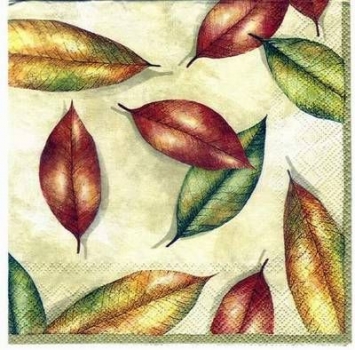 s2621 - Autumn Leaves  - Napkins - Package - 20 pcs.