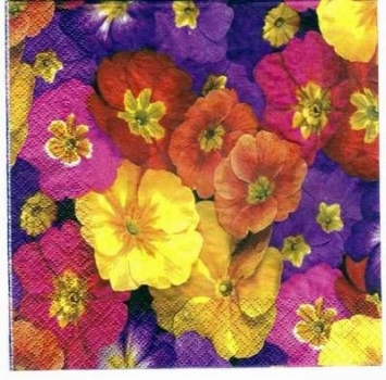 s2681 – Blumen – Servietten – Packung – 20 Stück