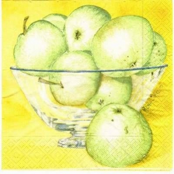 s2682 - Apfel von Mona Svaerd - Servietten - Packung - 20 Stück