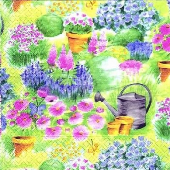 s2791 - Mein Blumenparadies - Servietten - Packung - 20 Stück