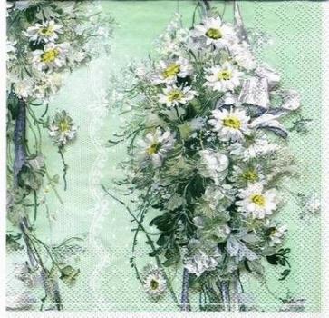 s2816 – Blumenbuquet – Servietten – Packung – 20 Stück