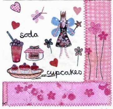 s2896 - Alice - pink - Servietten - Packung - 20 Stück