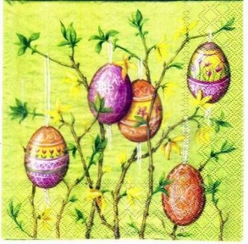 s2916 - Osterornamente - Servietten - Packung - 20 Stück