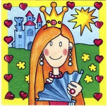 s2947 - Prinzessin - Servietten - Packung 20 Stück