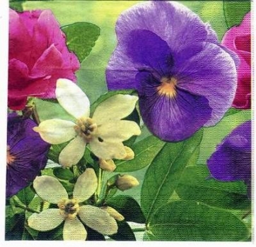s2952 - Flower Harmony - Servietten - Packung - 20 Stück