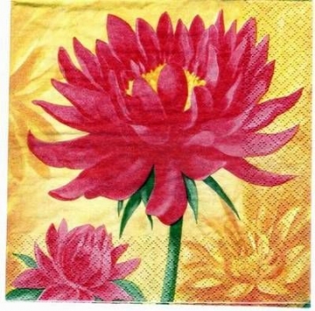 s3119 – Blumen – Servietten – Packung – 20 Stück