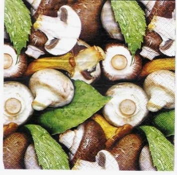 s3286 - Fungi - Servietten - Packung - 20 Stück