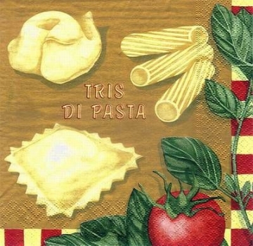 s3536 - Pasta - Servietten - Packung - 20 Stück