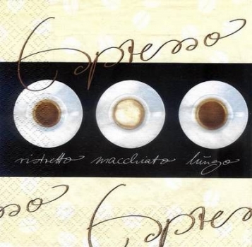 s3550 - Coffee - Servietten - Packung - 20 Stück