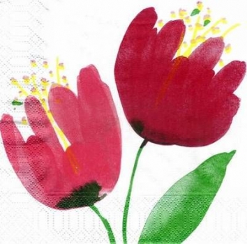 s3625 - Tulpe - Serviette - Stückpreis