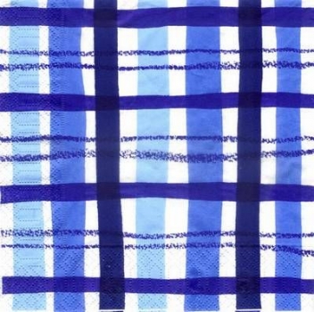 s3628 - Grafic-Design - blau - Servietten - Packung - 20 Stück