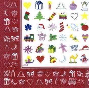 s3781 – Weihnachten – Servietten – Packung – 20 Stück