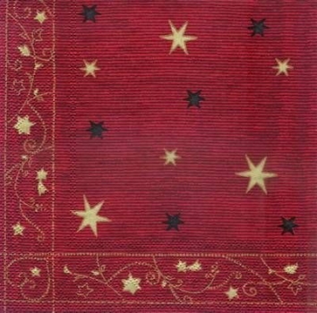 s3826 - Sternchen - red - Servietten - Packung - 20 Stück