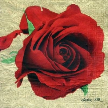 s3925 - Elegant Rose - Servietten - Packung - 20 Stück