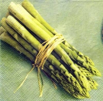 s4021 – Spargel – hellgrün – Servietten – Packung – 20 Stück