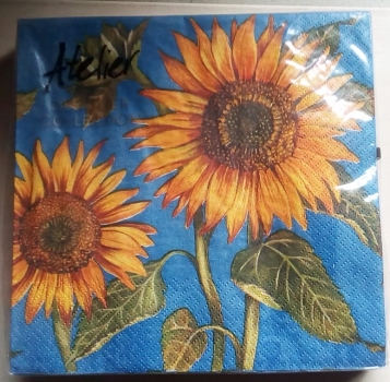 s4032 – Sonnenblumen – Servietten – Packung – 20 Stück