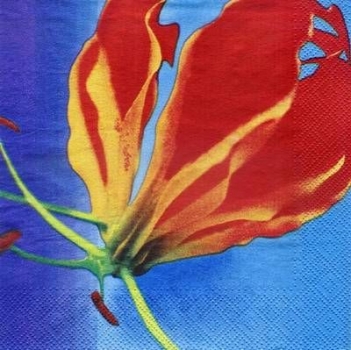 s4083 - Sommerblüte - Servietten - Packung - 20 Stück