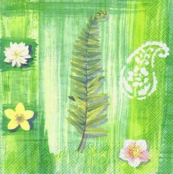 s4181 - Blumengrüße - Servietten - Packung - 20 Stück