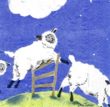 s4327 - Counting Sheep - Servietten - Packung - 20 Stück