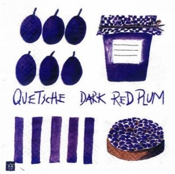 s4364 - Red Plum - Servietten - Packung - 20 Stück