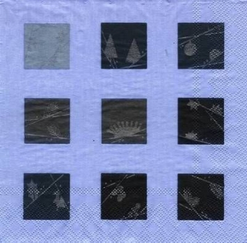s4480 - Modern Art lila - Servietten - Packung - 20 Stück