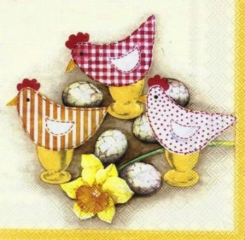 s4491 – Osterfrühstück – Servietten – Packung – 20 Stück