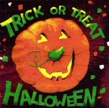 s4567 - Trick or Treat - Servietten - Packung - 20 Stück