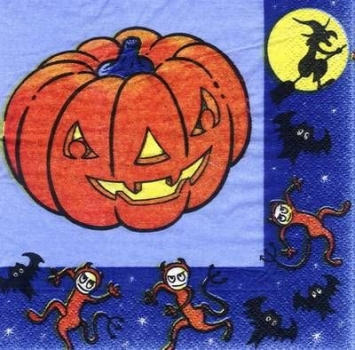 s4662 – Halloween – Servietten – Packung – 20 Stück