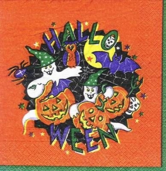 s4662 – Halloween – Servietten – Packung – 20 Stück