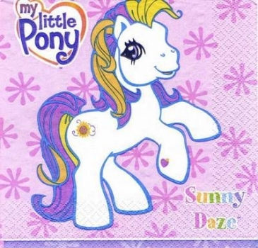 s4706 – My Little Pony - Comic – Servietten – USA – Packung – 16 Stück