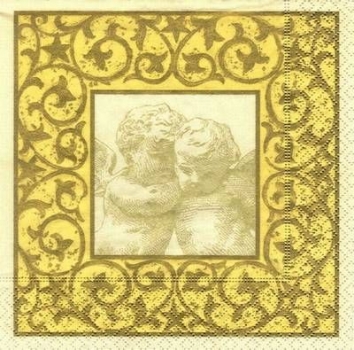 s4722 - Putten - gelb - Servietten - SCHWEIZ - Packung - 20 Stück