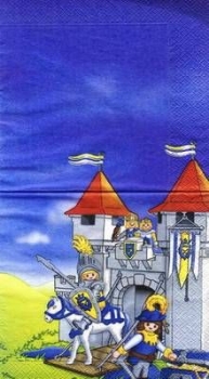 s4747a - Playmobil © - Knights - Ritter - Servietten - Packung - 20 Stück